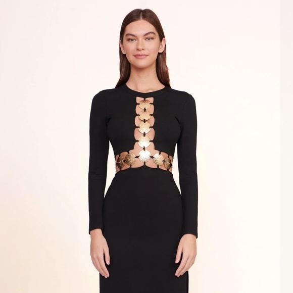 STAUD Delphine Dress NWT🖤🖤size 10! - Picture 1 of 8